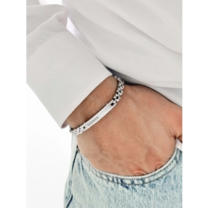 Gümüş Çelik Erkek Bileklik FRJ10160A-A 2 Yıl Garantili Hediye Paketli