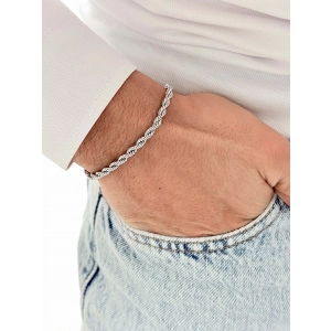 Gümüş Çelik Erkek Bileklik FRJ10166A-A 2 Yıl Garantili Hediye Paketli