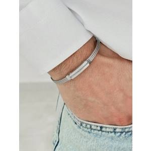 Gümüş Çelik Erkek Bileklik FRJ10185A-A 2 Yıl Garantili Hediye Paketli