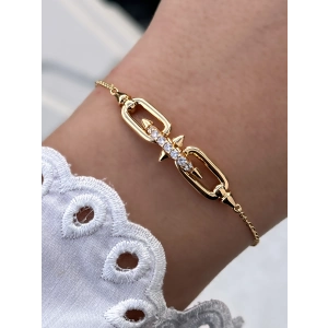 Sarı Çelik Kadın Bileklik FRJW10011A-B 2 Yıl Garantili Hediye Paketli