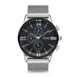 Toms Gümüş Hasır Kordon Erkek Kol Saati TM1536C-1052-J