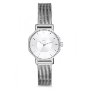 Toms Gümüş Hasır Kordon Kadın Kol Saati T1819C-912-A