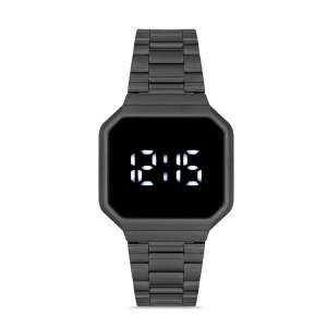 Toms Siyah Çelik Kordon Erkek Kol Saati T11163A-G 3ATM Su Geçirmez 2 Yıl Garantili