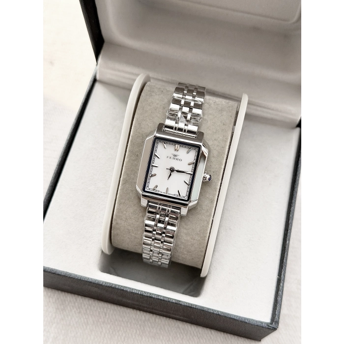 Ferro Sarı ve Gümüş Çelik Kordon Kadın Kol Saati FM88282A-D 2 Yıl Garantili 3 ATM Su Geçirmez