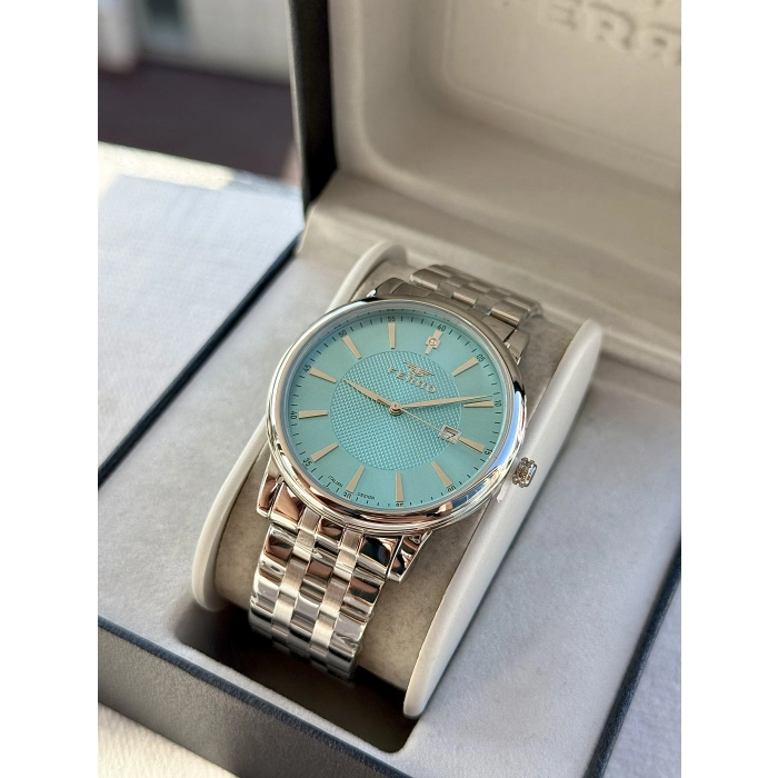 Ferro Gümüş Çelik Kordon Erkek Kol Saati F11479AWT-A15 3 ATM Su Geçirmez 2 Yıl Garantili