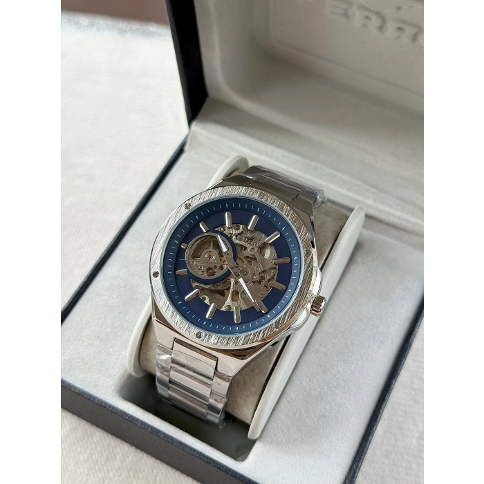 Ferro Gümüş Çelik Kordon Erkek Kol Saati F31443A-A3 3ATM Su Geçirmez 2 Yıl Garantili HediyePaketli