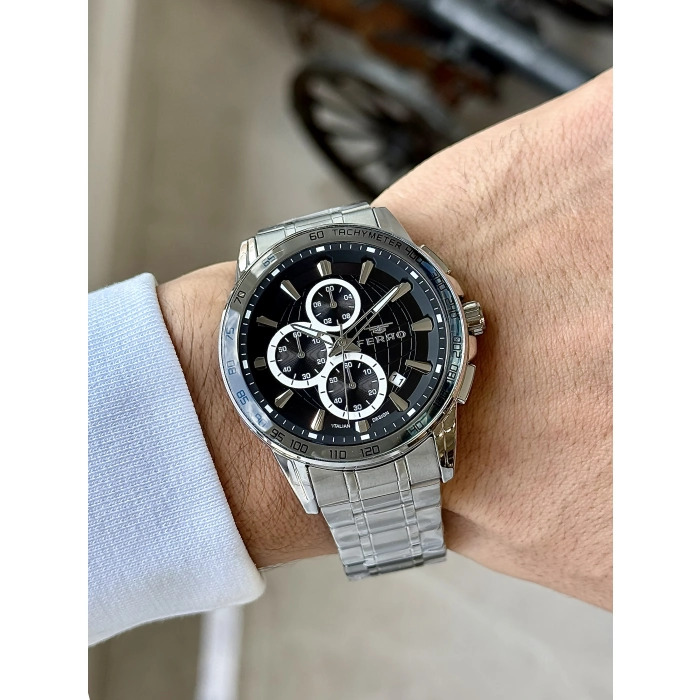Ferro Silver Steel Strap Mens Wristwatch FM31441A-A2