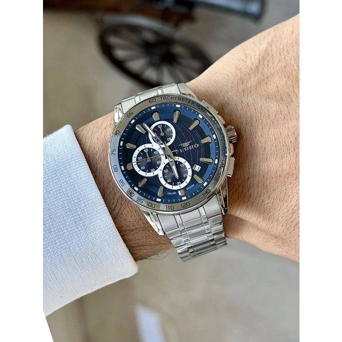 Ferro Silver Steel Strap Mens Wristwatch FM31441A-A3