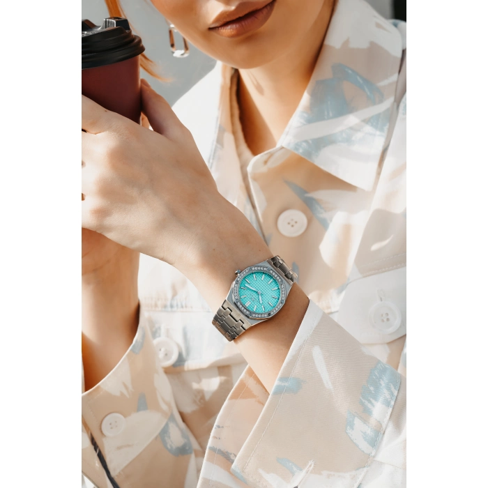 Ferro Gümüş Çelik Kordon Kadın Kol Saati FL43029A-A15 3ATM Su Geçirmez 2 Yıl Garantili HediyePaketli