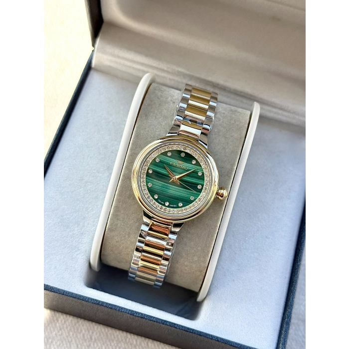 Ferro Gümüş ve Sarı Çelik Kordon Kadın Kol Saati FL21493A-D6 3ATM Su Geçirmez 2 Yıl Garantili