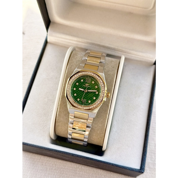 Ferro Sarı ve Gümüş Çelik Kordon Kadın Kol Saati FL21616AWT-D6 3ATM Su Geçirmez 2 Yıl Garantili