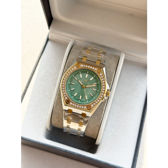 Ferro Sarı ve Gümüş Çelik Kordon Kadın Kol Saati FL43007A-D6 3ATM Su Geçirmez 2 Yıl Garantili