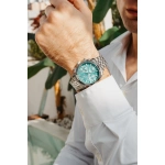 Ferro Gümüş Çelik Kordon Erkek Kol Saati FM11627AWT-A15 Fonksiyonları Aktif 3 ATM Su Geçirmez