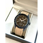 Ferro Kahverengi Silikon Kordon Kol Saati FM11401D-X Fonksiyonları Aktif 3ATM Su Geçirmez