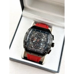 Ferro Kırmızı Silikon Kordon Erkek Kol Saati FM31346D-ZK Fonksiyonları Aktif 3 ATM Su Geçirmez