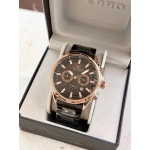 Ferro Siyah Çelik Kordon Erkek Kol Saati FM31291A-R Tüm Fonksiyonları Aktif 3 ATM Su Geçirmez