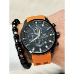 Ferro Orange Silicone Band Mens Wristwatch FM31354D-ZO