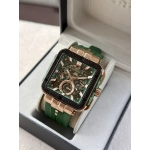 Ferro Yeşil Silikon Kordon Erkek Kol Saati FM11572DWT-R6 Fonksiyonları Aktif 3 ATM Su Geçirmez