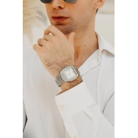 Ferro Gümüş Çelik Kordon Erkek Kol Saati F11653AWT-A 3ATM Su Geçirmez 2 Yıl Garantili HediyePaketli