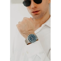 Ferro Gümüş Çelik Kordon Erkek Kol Saati FM11590AWT-L3 Fonksiyonları Aktif 3 ATM Su Geçirmez