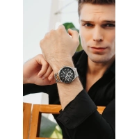 Ferro Gümüş Çelik Kordon Erkek Kol Saati FM11650A-A2 Fonksiyonları Aktif 3 ATM Su Geçirmez