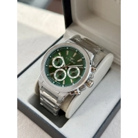 Ferro Gümüş Çelik Kordon Erkek Kol Saati FM40123A-A6 Tüm Fonksiyonlar Aktif 3 ATM Su Geçirmez