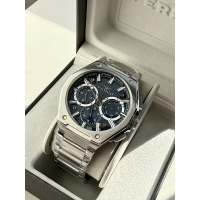 Ferro Gümüş Çelik Kordon Erkek Kol Saati FM43023AWT-A3 Tüm Fonksiyonlar Aktif 3ATM Su Geçirmez