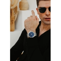 Ferro Gümüş Çelik Kordon Erkek Kol Saati FM43024A-A3 Tüm Fonksiyonlar Aktif 3ATM Su Geçirmez