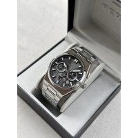 Ferro Gümüş Çelik Kordon Erkek Kol Saati FM43027A-A2 Tüm Fonksiyonlar Aktif 3ATM Su Geçirmez