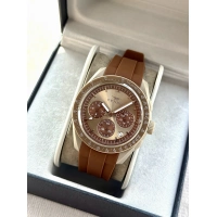 Ferro Kahverengi Silikon Kordon Kol Saati FM11401D-F6 Fonksiyonları Aktif 3ATM Su Geçirmez