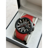 Ferro Kırmızı Silikon Kordon Erkek Kol Saati FM11002D-M Fonksiyonları Aktif 3ATM Su Geçirmez