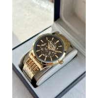 Ferro Sarı Çelik Kordon Erkek Kol Saati FM31440A-B2 Otomatik Makine 3 ATM Su Geçirmez Hediye Paketli