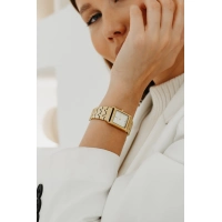 Ferro Sarı Çelik Kordon Kadın Kol Saati FL21599AWT-B 3ATM Su Geçirmez 2 Yıl Garantili HediyePaketli