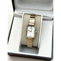 Ferro Sarı Çelik Kordon Kadın Kol Saati FL21607AWT-B 3ATM Su Geçirmez 2 Yıl Garantili HediyePaketli