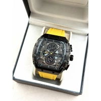 Ferro Sarı Silikon Kordon Erkek Kol Saati FM11351D-ZN Fonksiyonları Aktif 3ATM Su Geçirmez