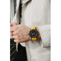 Ferro Sarı Silikon Kordon Erkek Kol Saati FM31363D-ZN Tüm Fonksiyonlar Aktif 3 ATM Su Geçirmez