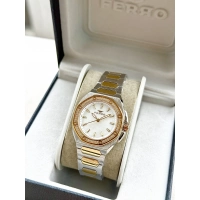 Ferro Sarı ve Gümüş Çelik Kordon Kadın Kol Saati FL43026A-D 3ATM Su Geçirmez 2 Yıl Garantili