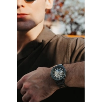 Ferro Siyah Çelik Kordon Erkek Kol Saati F31443A-G 3ATM Su Geçirmez 2 Yıl Garantili HediyePaketli