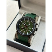 Ferro Yeşil Silikon Kordon Erkek Kol Saati FM31363D-ZJ10 Tüm Fonksiyonlar Aktif 3 ATM Su Geçirmez