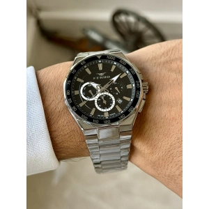 Ferro Gümüş Çelik Kordon Erkek Kol Saati FM11650A-A2 Fonksiyonları Aktif 3 ATM Su Geçirmez