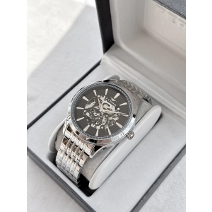 Ferro Gümüş Çelik Kordon Erkek Kol Saati FM31440A-A2 Otomatik Makine 3 ATM Su Geçirmez Hediye Paketli