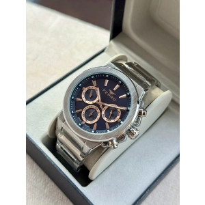 Ferro Gümüş Çelik Kordon Erkek Kol Saati FM40123A-A3 Tüm Fonksiyonlar Aktif 3 ATM Su Geçirmez