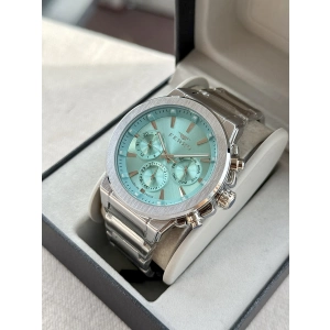 Ferro Gümüş Çelik Kordon Erkek Kol Saati FM40123A-A4 Tüm Fonksiyonlar Aktif 3 ATM Su Geçirmez