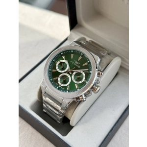 Ferro Gümüş Çelik Kordon Erkek Kol Saati FM40123A-A6 Tüm Fonksiyonlar Aktif 3 ATM Su Geçirmez