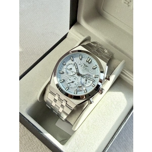 Ferro Gümüş Çelik Kordon Erkek Kol Saati FM43022A-A15 Tüm Fonksiyonlar Aktif 3ATM Su Geçirmez