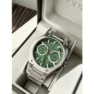 Ferro Gümüş Çelik Kordon Erkek Kol Saati FM43023AWT-A6 Tüm Fonksiyonlar Aktif 3ATM Su Geçirmez