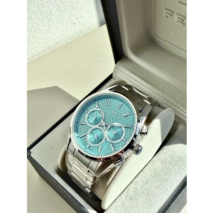 Ferro Gümüş Çelik Kordon Erkek Kol Saati FM43031A-A15 Tüm Fonksiyonlar Aktif 3ATM Su Geçirmez