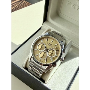 Ferro Gümüş Çelik Kordon Erkek Kol Saati FM43031A-A7 Tüm Fonksiyonlar Aktif 3ATM Su Geçirmez