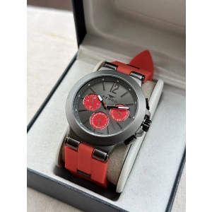 Ferro Kırmızı Silikon Kordon Erkek Kol Saati FM11539DWT-ZK4 Fonksiyonları Aktif 3ATM Su Geçirmez