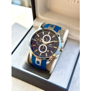 Ferro Lacivert Silikon Kordon Erkek Kol Saati FM31380D-L3 Tüm Fonksiyonlar Aktif 3 ATM Su Geçirmez